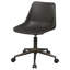 Chaise de bureau rembourrée et réglable pour bureau à domicile