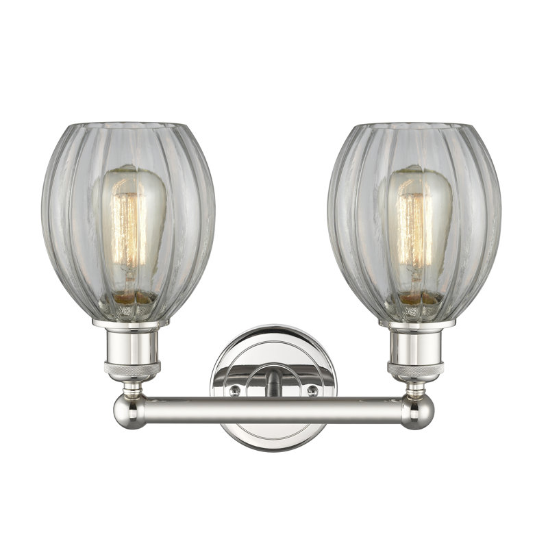 Bolduc 2 - Light Dimmable Vanity Light, Matte Black, Matte White