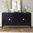 Wood Sideboard With 4 Doors And Sturdy Legs-2027557709