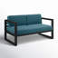 Avion Loveseat - Black-247300376-267548411