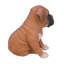 Statue de chiot boxer