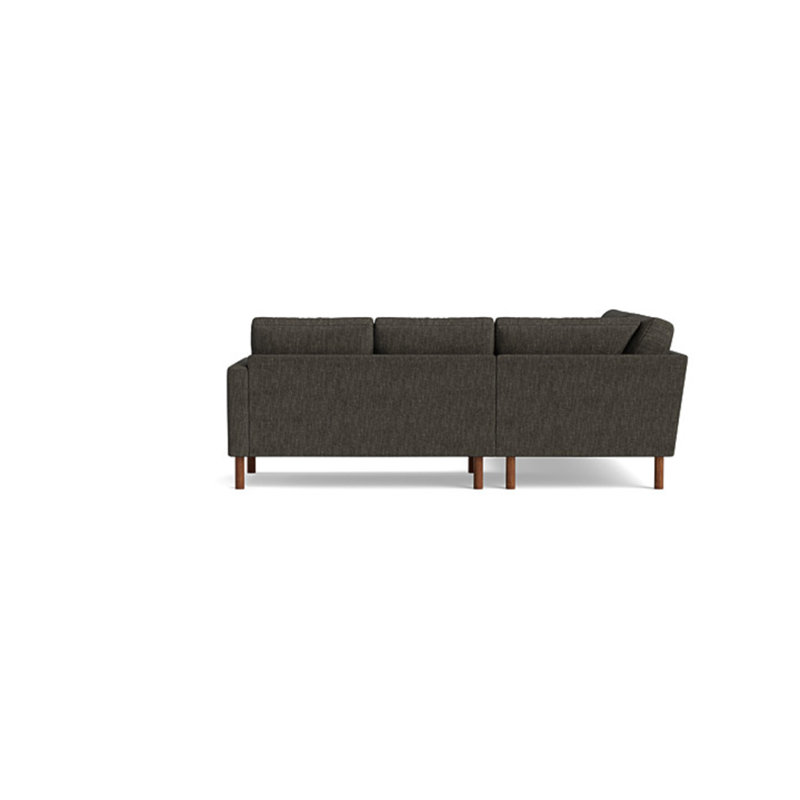 Laguna Sectional, Performance Weave - Onyx, Left Hand Facing