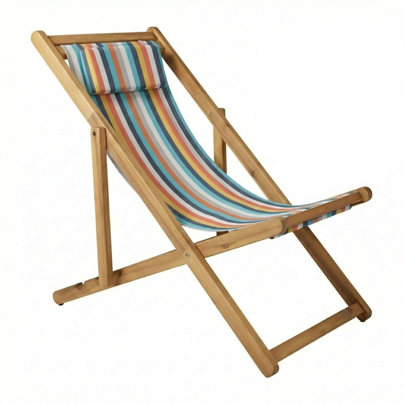 Sunbrella Outdoor Stripe Sling Chair, Sunbrella - Surround Sunrise