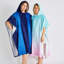 Stripe Hooded Towel Poncho