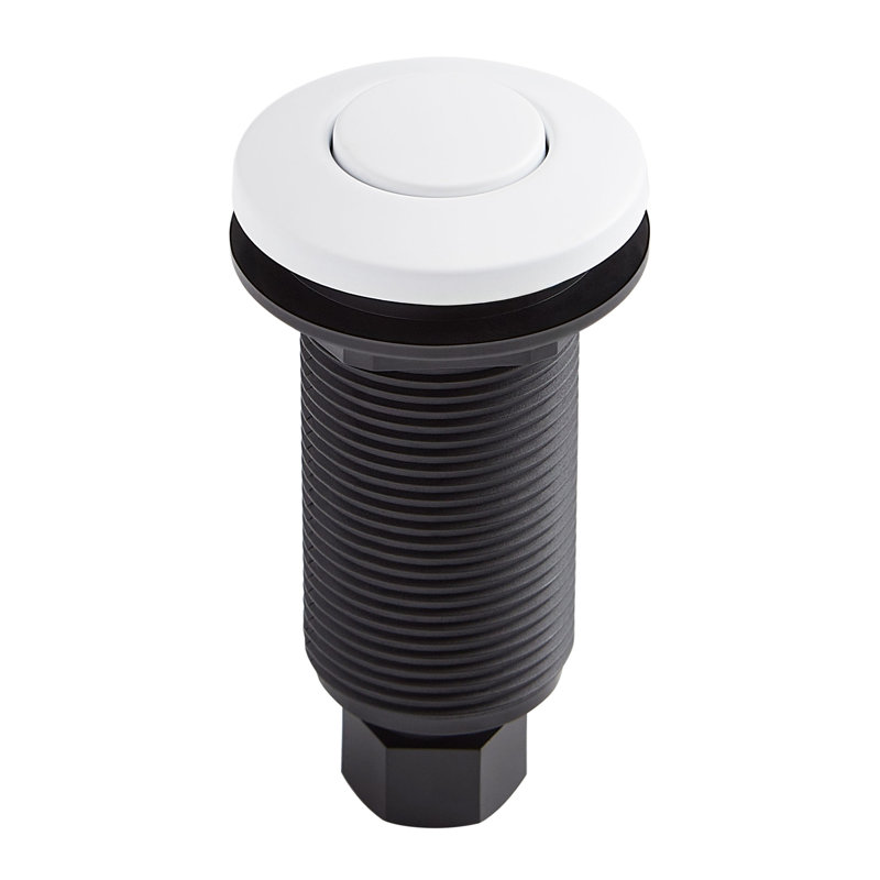 Dual Outlet Sinktop Air Switch - Matte White, Matte White