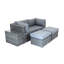 Huntington 4 Seater Rattan Sofa Set
