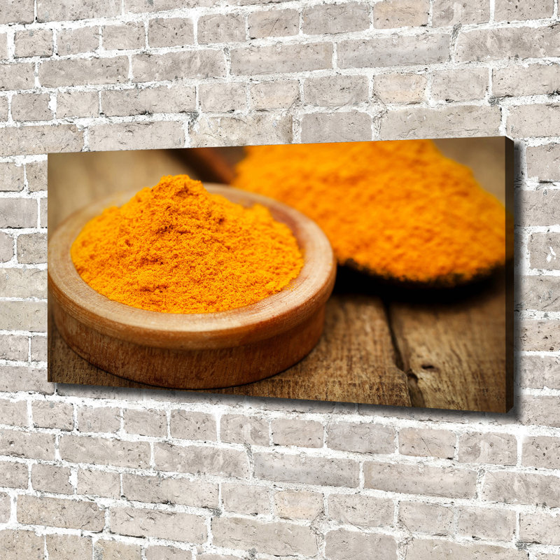 Turmeric Spice - Wrapped Canvas Print