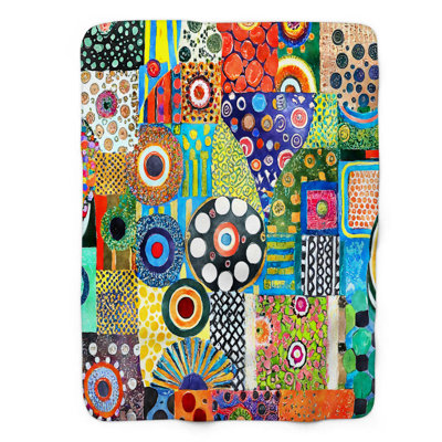 Patchwork Design - 1 Piece Blanket