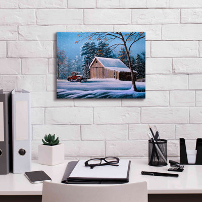 «First Snow» par Gary Adams, art mural sur toile