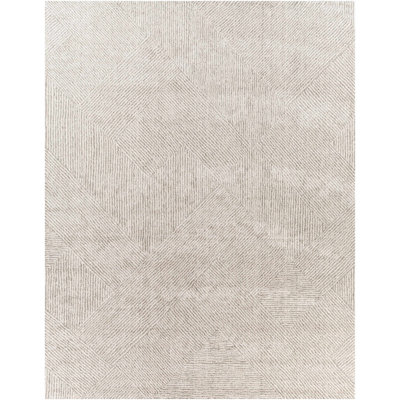 Tina Modern Geometric Gray/Ivory Area Rug