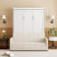 Lit escamotable double pleine grandeur avec coussin-293293788