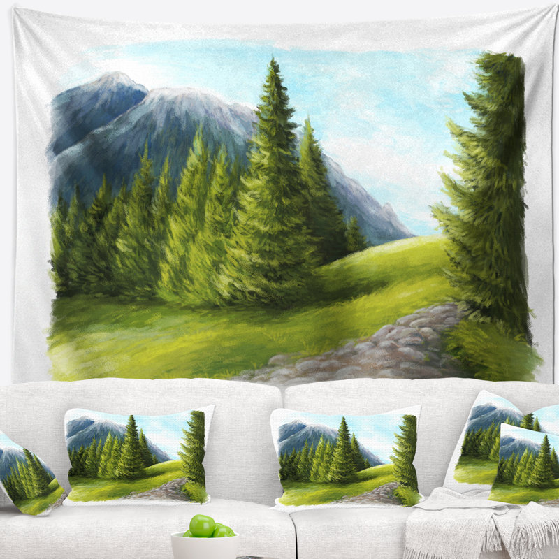 Polyester Tapestry, 32" H x 39" W