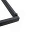 Ensemble de 2 chaises noires en polyuréthane