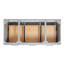 Ensemble de meuble-lavabo mural simple 49 po Macolm-282834452-282834453