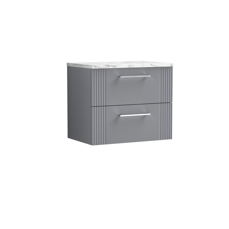 Deco 99.06cm Single Bathroom Vanity Base Only, Satin Grey