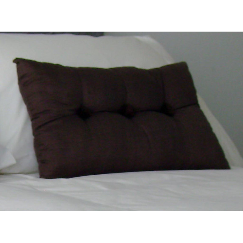 Choi Rectangular Throw Cushion, Chocolate