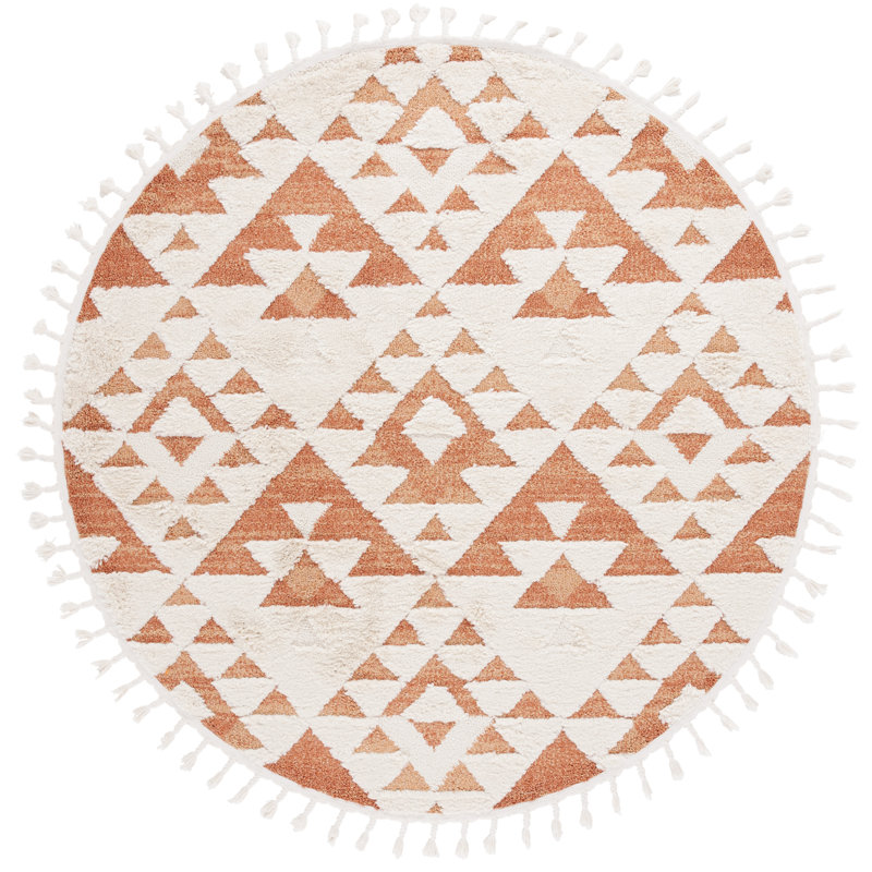 Kangley Performance Southwestern Rug, Round 6'7"