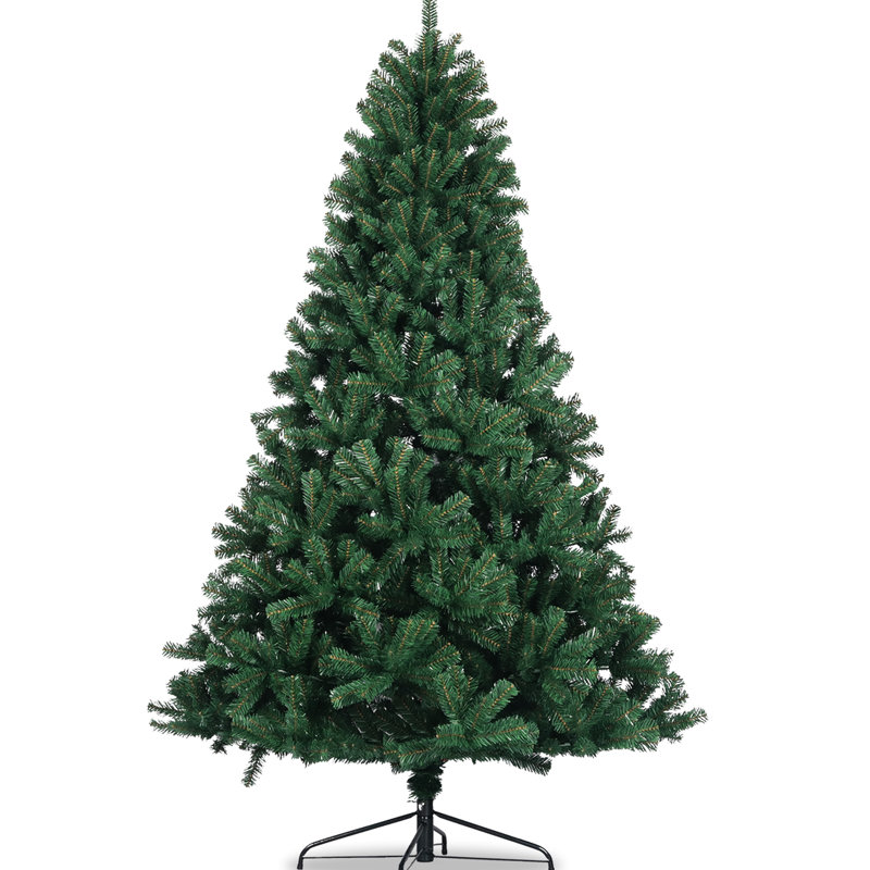 Arbre de Noël artificiel 6 pi, sapin épinette pleine avec 1000 pointes, support en métal pliable, aspect naturel de décoration polyvalente, branche, attrayant