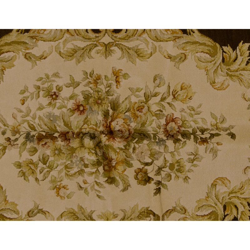 Handmade Silk and Wool Area Rug