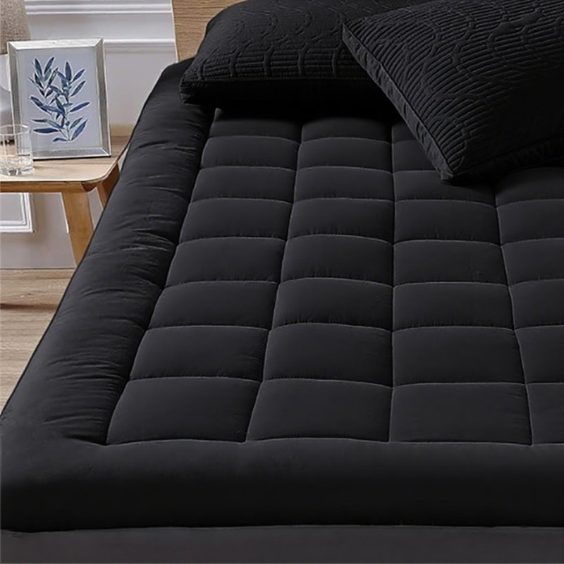 450g full-piece cotton bedspread, Full, Black