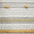 Cotton Stripe Printed Shower Curtain With Tassel