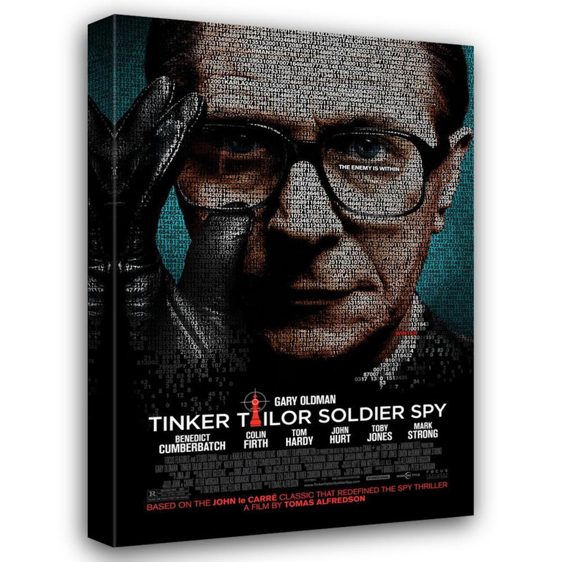 Tinker Tailor Soldier Spy, 48" H x 32" W