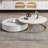Modern Simple Nesting Rock Slab Coffee Table Set