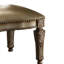 Ensemble de deux chaises d'appoint de salle à manger rembourrées en similicuir et bois