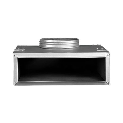 Buendmart - Plénum linéaire à 2 fentes 12 po - Double fente, Plénum isolé de qualité supérieure / Taille: H 12 po x l 3,5 po x L 12 po