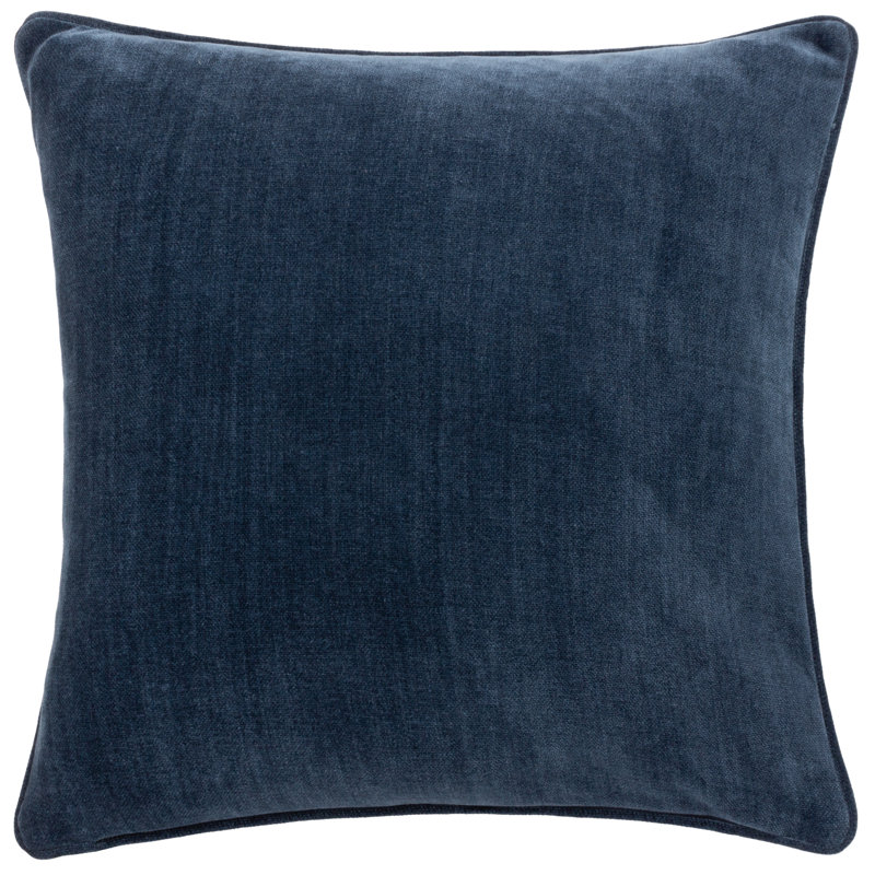 Square Throw Pillow Cover, Navy
