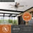 Hornsey 52 in. Bronze Indoor Rod Mount Industrial Ceiling Fan with Reversible Driftwood-Dark Maple Blades, 3-Light LED Caged Light Kit and Pull Chain Included, 3 Speeds, Bronze Wire Cage Shade-2131496202