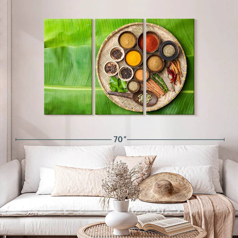 Yarlin Asian Spices And Herbs, 32" H x 50" W