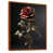 Toile avec cadre flottant brun