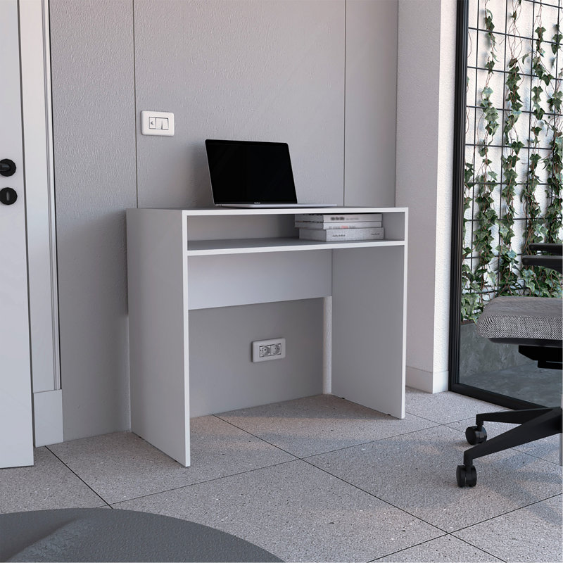 Bureau d'écriture avec tablette Stella, Blanc