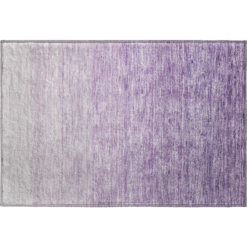 Premium Machine Washable Prisco Purple Rug, Rectangle 1'8" x 2'6"