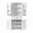 Freestanding Bathroom Storage Cabinet with Doors and Drawer, Multiple Storage Space, Adjustable Shelf-1747878619