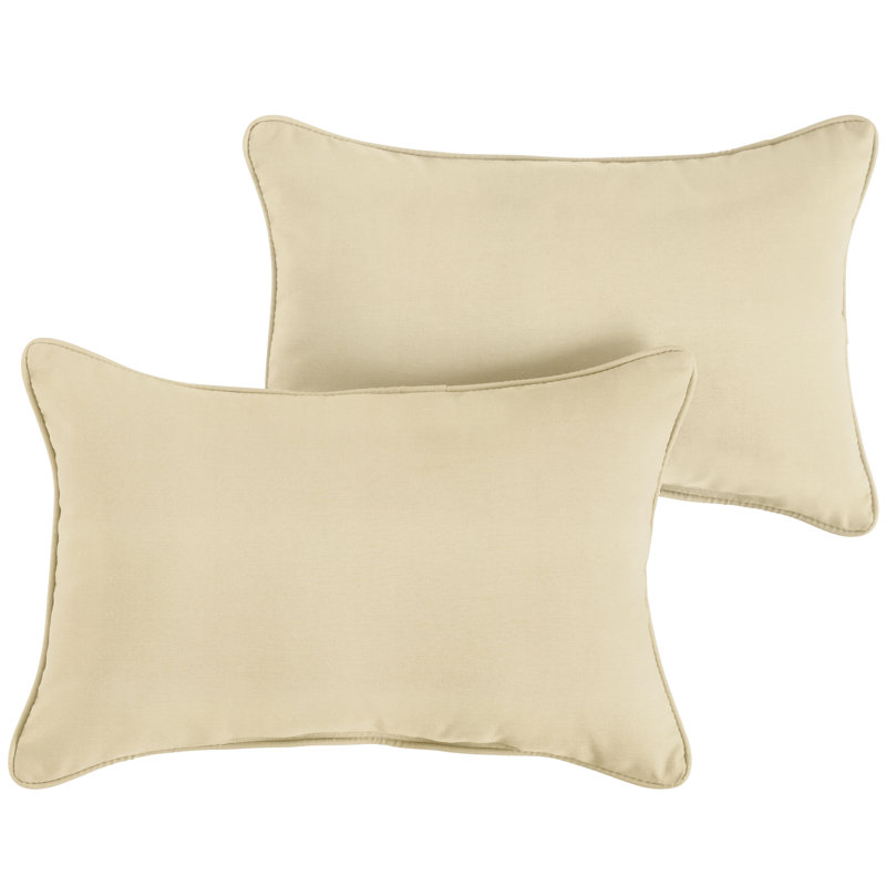 Damona Throw Square Indoor/Outdoor Pillow Cover & Insert, Square 16", Yellow