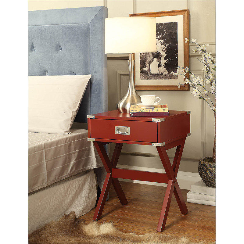 Table d'appoint Babs, Rouge