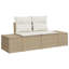 184cm Wide Patio Sofa with Cushions
