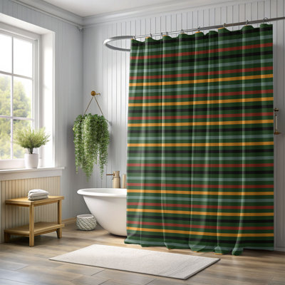 Homely Lime - Premium Shower Curtain