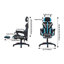 Metro Lane Adjustable Reclining Ergonomic Swiveling PC & Racing Game Chair in Black；blue