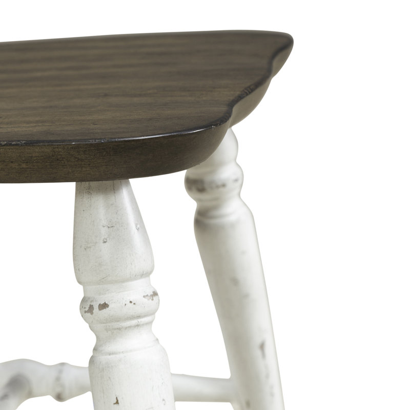  Catriel Slat Back Side Chairs w/ Two-Tone Finish