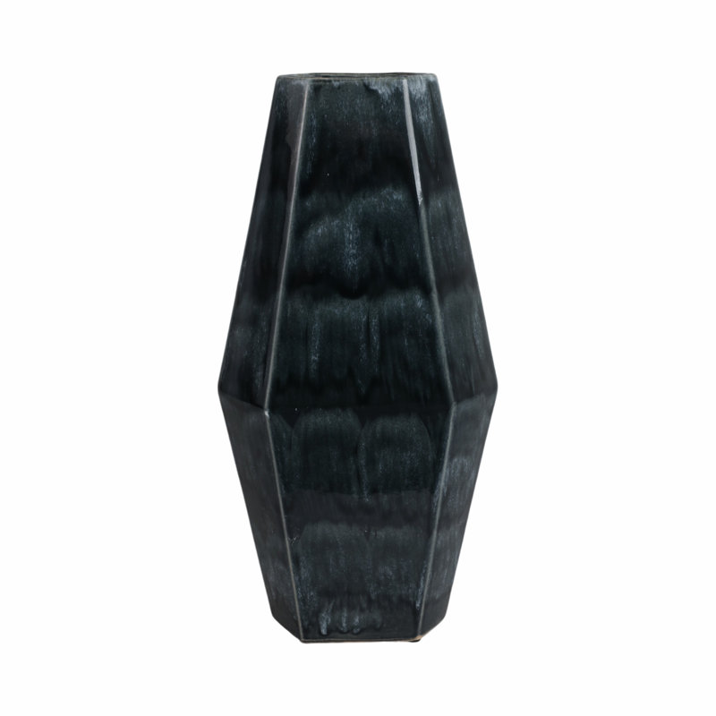 Hosley Medium Ceramic Vase, 21", Abstract