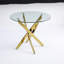 Table ronde moderne en verre-1189768785