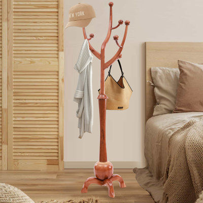Portemanteau autoportant en bois