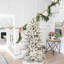Sapin de Noël artificiel vert / blanc Guillema-196891857