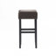 Tabouret de bar 30 po en cuir reconstitué sans dossier (ensemble de 2)