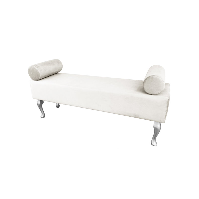 Upholstered Bench, Cream