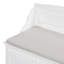 Banc à chaussures, banc de rangement pour chaussures rétro avec dispositifs de fermeture en douceur, coffre de rangement avec rangement caché et coussin pour l'entrée, le couloir, le salon (blanc)-1127911241