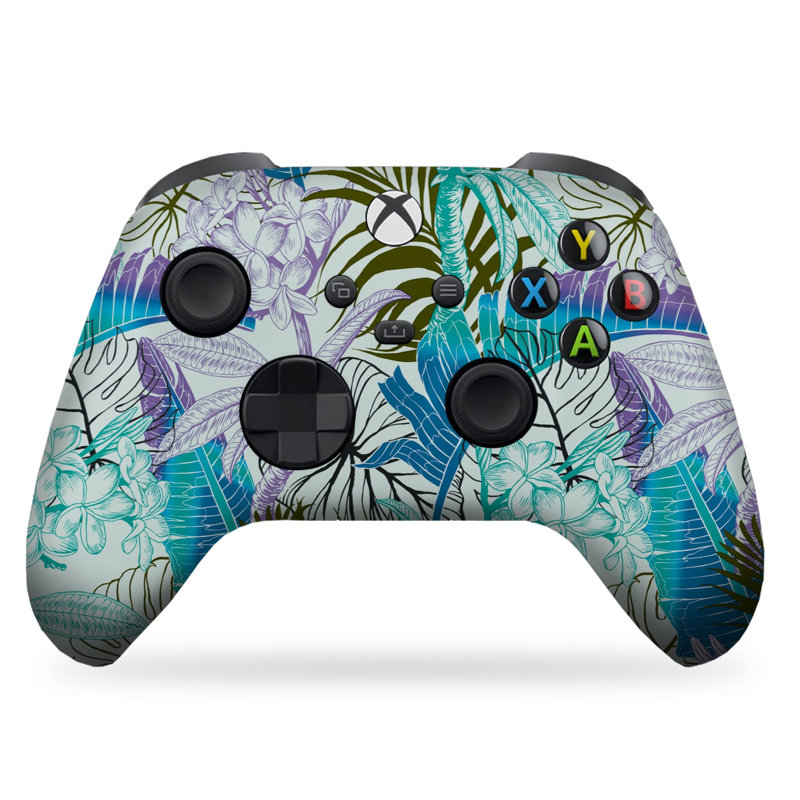 DreamController M illustrations contrôleur X-box personnalisé sans fil compatible avec X-box One / Series X / S fièrement personnalisé aux États-Unis avec impression permanente par HYDRO-DIP (PAS JUSTE UNE PEAU) (MODDED)
